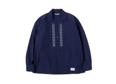 NEIGHBORHOOD Cord Embroidery Shirt LS "Navy"