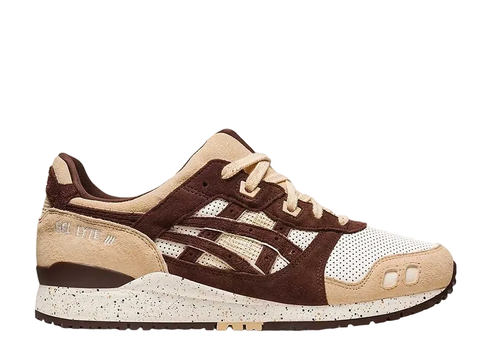 アシックス ゲルライト3 "クリーム/ダークブラウン"