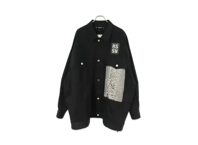 RAF SIMONS Joy Division Denim Jacket "Black"