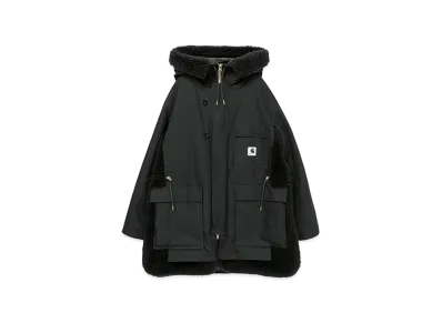 Carhartt WIP x sacai Women's Canvas Parka Siberian "Black"