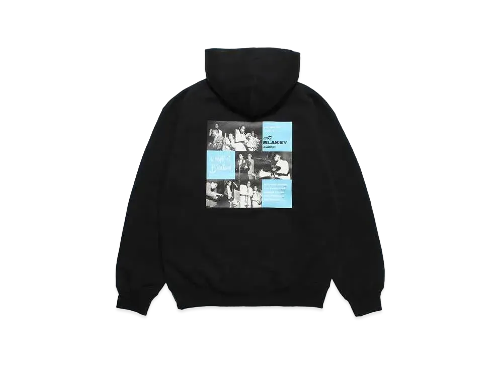 WACKO MARIA BLUE NOTE Middle Weight Pull Over Hooded Sweat Shirt