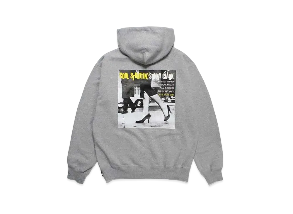 WACKO MARIA BLUE NOTE Middle Weight Pull Over Hooded Sweat Shirt Type-2 "Gray"