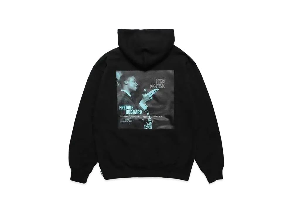 WACKO MARIA BLUE NOTE Middle Weight Pull Over Hooded Sweat Shirt Type-3 "Black"