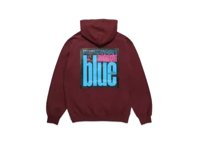 WACKO MARIA BLUE NOTE Middle Weight Pull Over Hooded Sweat Shirt Type-4 "Burgundy"