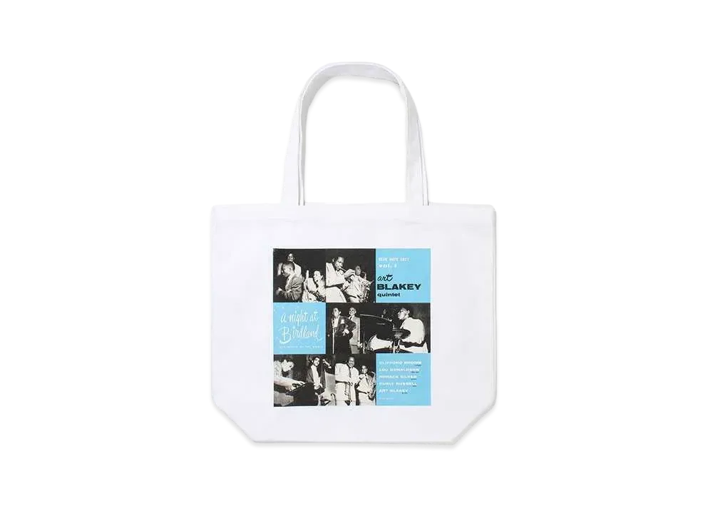 WACKO MARIA BLUE NOTE Tote Bag Type-1 "White"