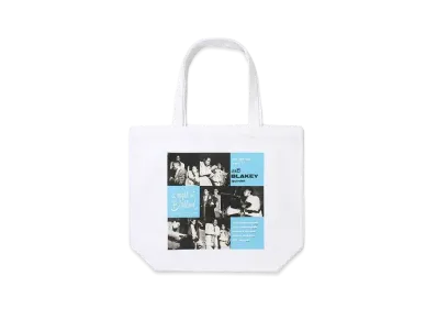 WACKO MARIA BLUE NOTE Tote Bag Type-1 "White"