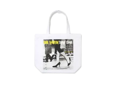 WACKO MARIA BLUE NOTE Tote Bag Type-2 "White"
