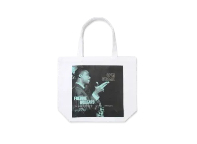 WACKO MARIA BLUE NOTE Tote Bag Type-3 "White"
