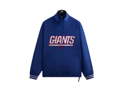 Kith x the NFL: Giants Nylon Mock Neck Quarter Zip "Current"
