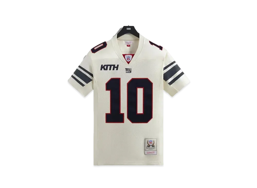 Kith x the NFL: Giants Mitchell x Ness Eli Manning Jersey "Sandrift"