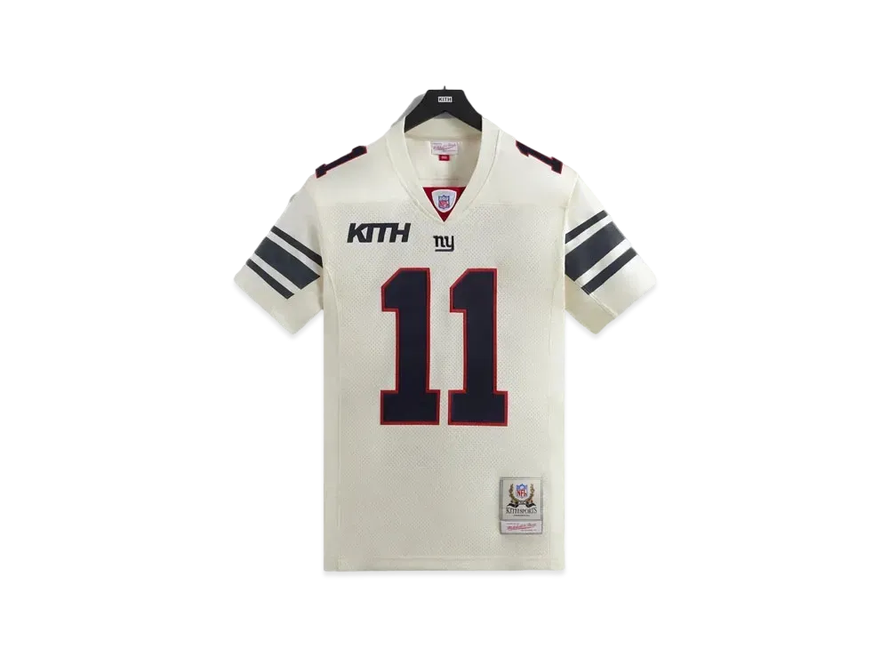 Kith x the NFL: Giants Mitchell x Ness Phil Simms Jersey "Sandrift"