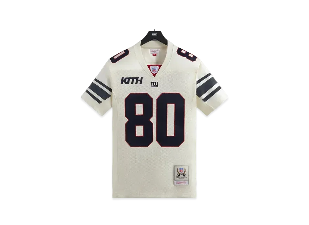 Kith x the NFL: Giants Mitchell x Ness Victor Cruz Jersey "Sandrift"