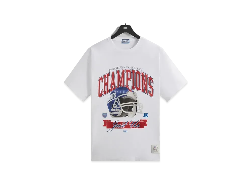 Kith for the NFL: Giants Superbowl Vintage Tee "White"