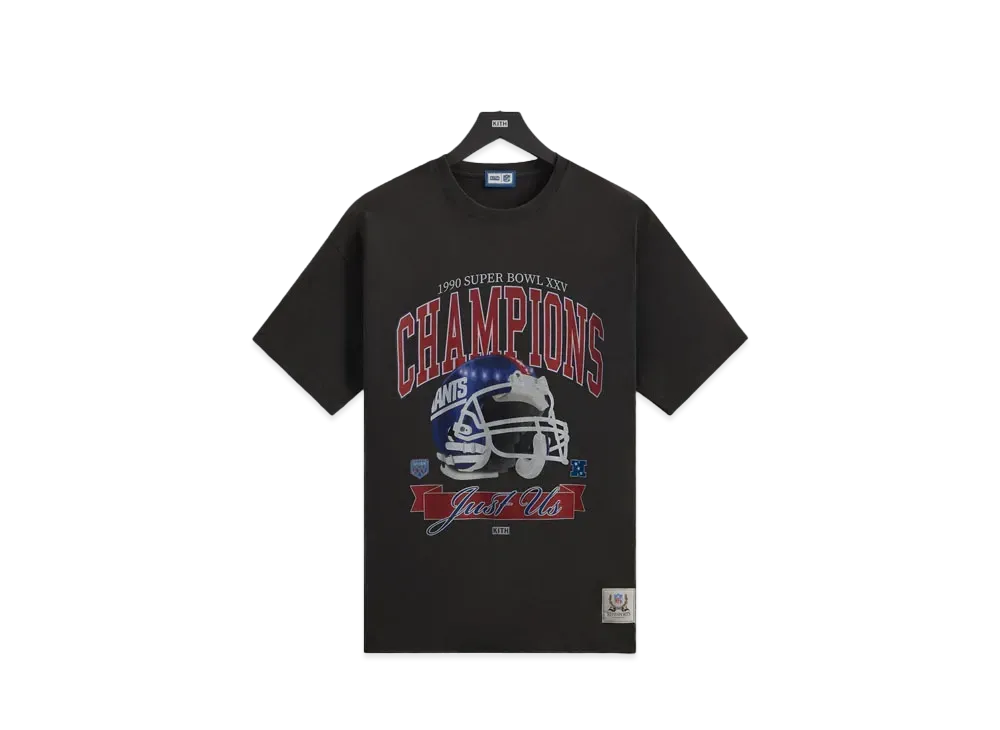 Kith x the NFL: Giants Superbowl Vintage Tee "Black"