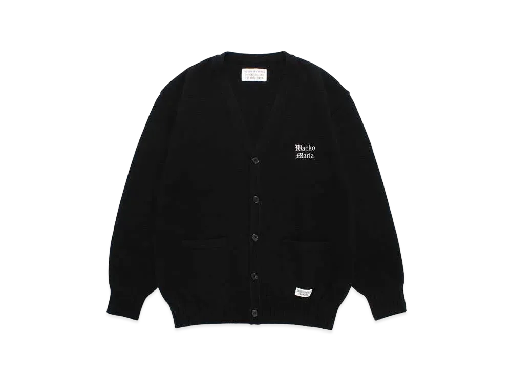 WACKO MARIA Classic Knit Cardigan "Black"