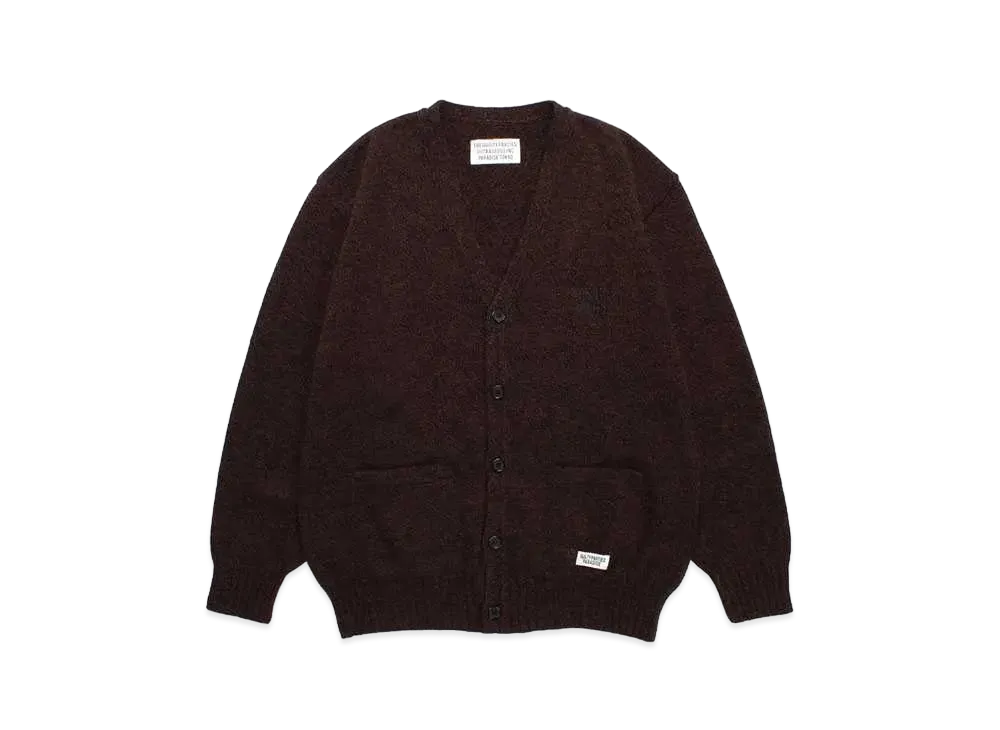 WACKO MARIA Classic Knit Cardigan "Brown"