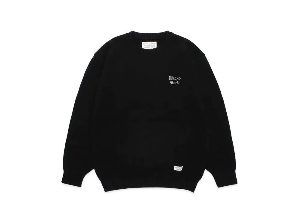 WACKO MARIA Classic Knit Sweater "Black"