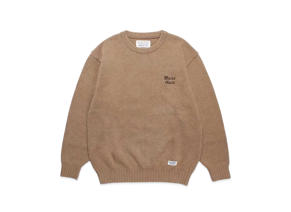 WACKO MARIA Classic Knit Sweater "Beige"