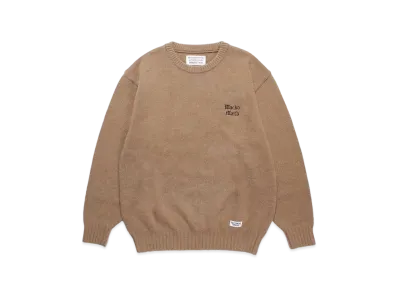 WACKO MARIA Classic Knit Sweater "Beige"