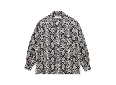 WACKO MARIA Python Open Collar Shirt "Ivory"