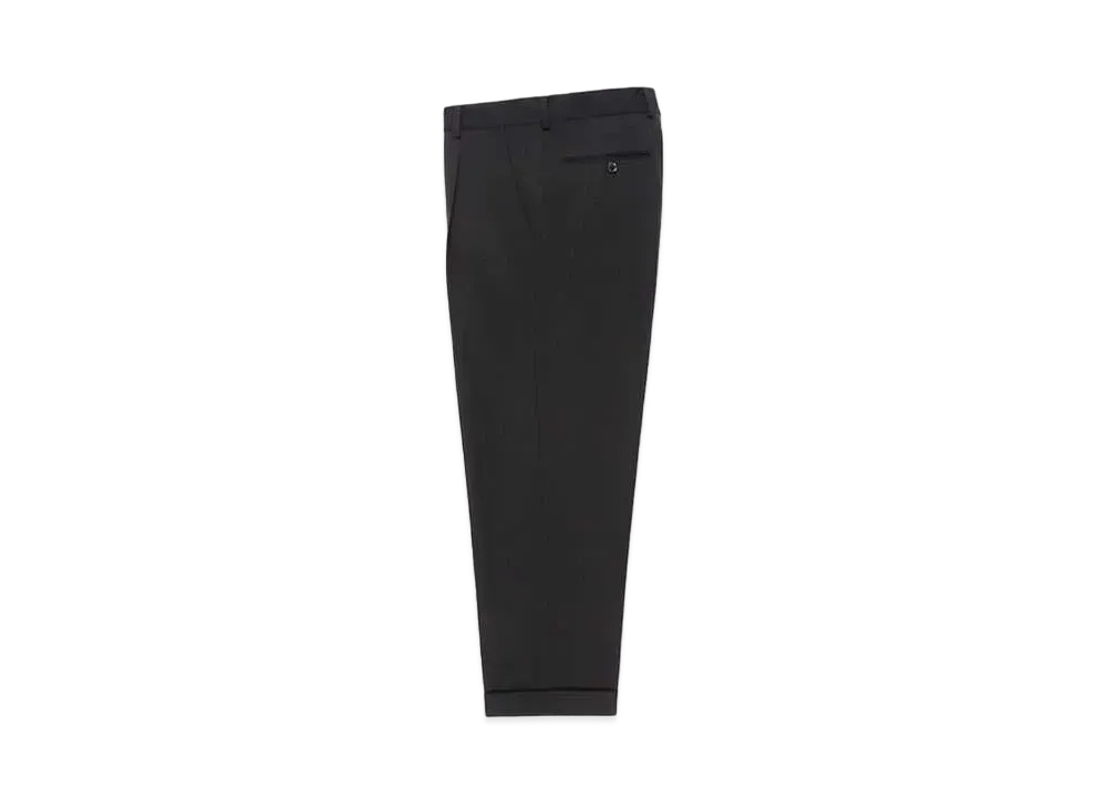 WACKO MARIA DORMEUIL Pleated Trousers Type-2 "Black"