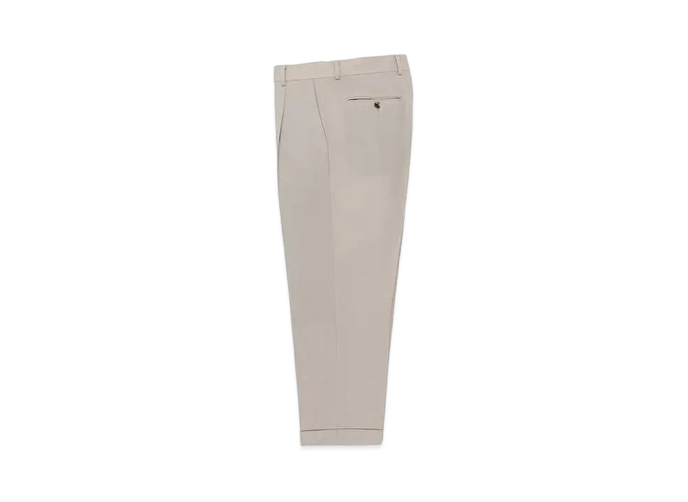 WACKO MARIA DORMEUIL Pleated Trousers Type-2 "Light Beige"