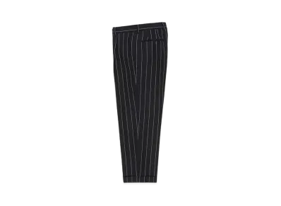 WACKO MARIA DORMEUIL Stripe Pleated Trousers Type-2 "Black"