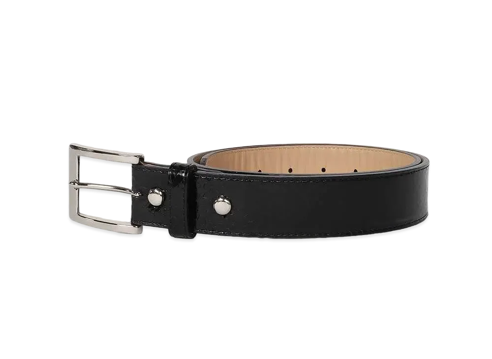WACKO MARIA Python Leather Belt "Black"