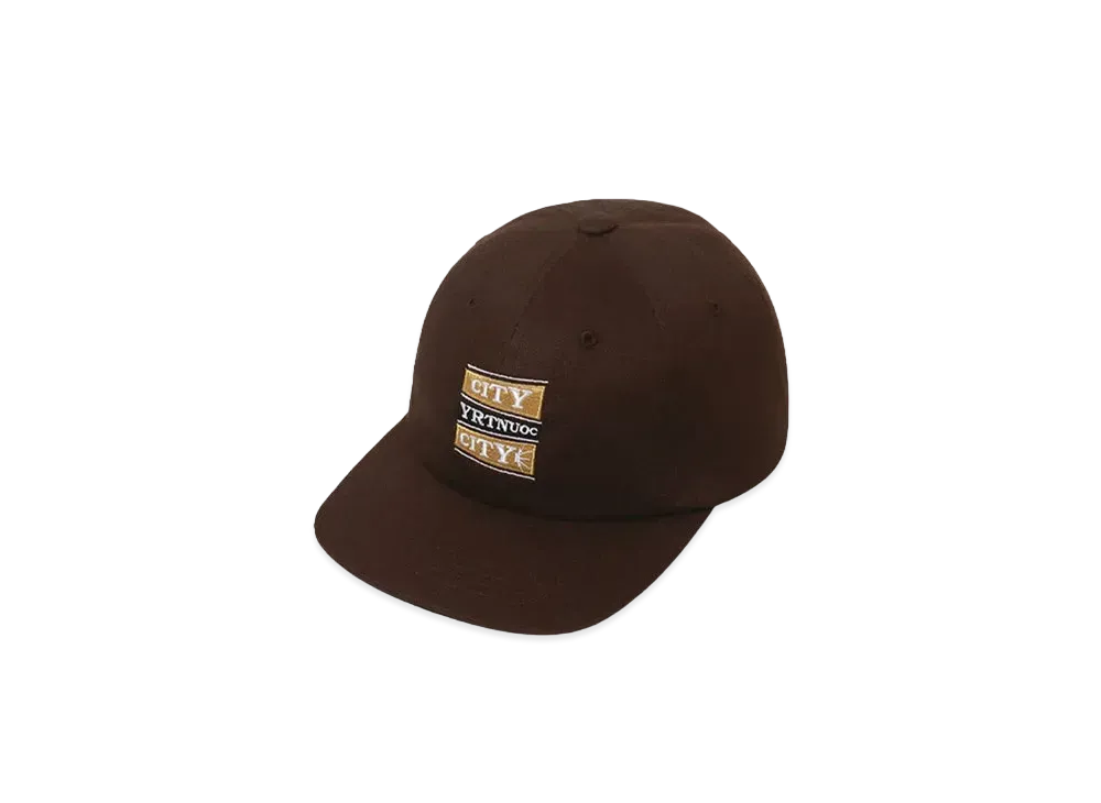 CITY COUNTRY CITY EMBROIDERED LOGO CAP SOUND CITY COUNTRY CITY "BROWN"
