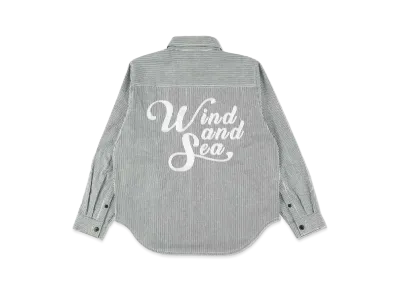 WIND AND SEA SDCL (WDS) Worker Shirt "Hickory Stripe"