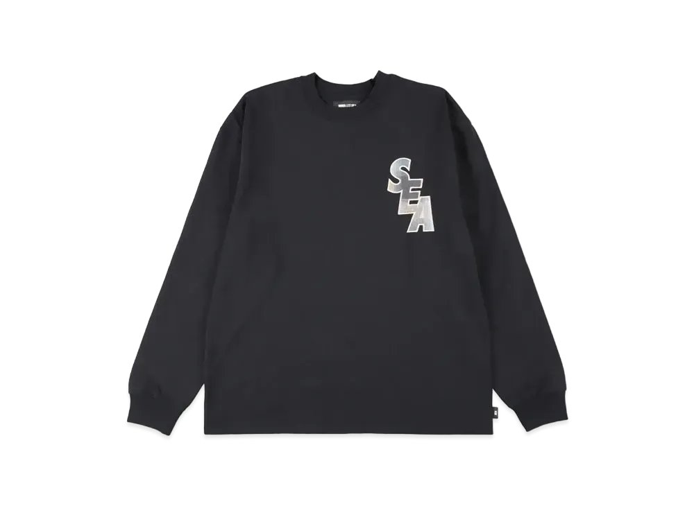 WIND AND SEA S_E_A (Flannel) L/S Tee "Black"