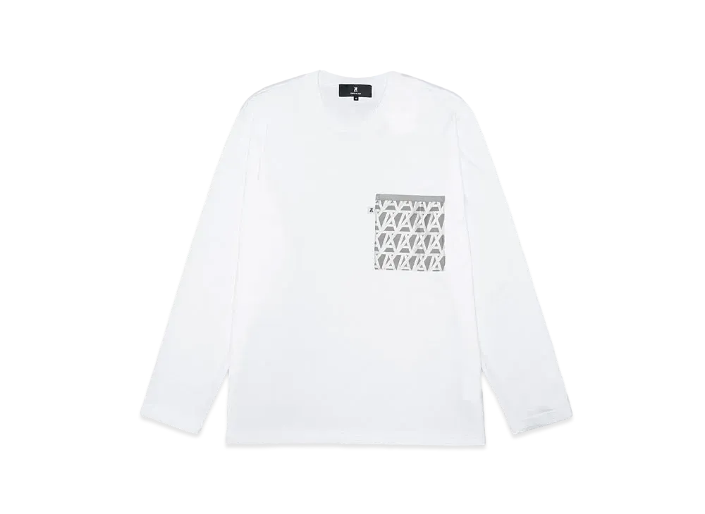 ANREALAGE PHOTOCHROMIC AZ POCKET LONG T-SHIRTS "WHITE"