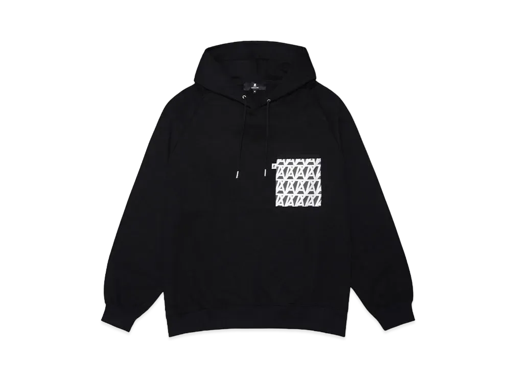ANREALAGE PHOTOCHROMIC AZ POCKET HOODIE "BLACK"