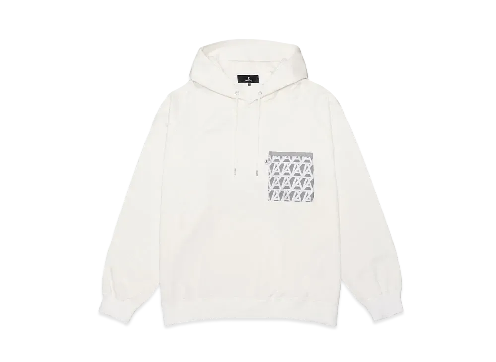 ANREALAGE PHOTOCHROMIC AZ POCKET HOODIE "WHITE"
