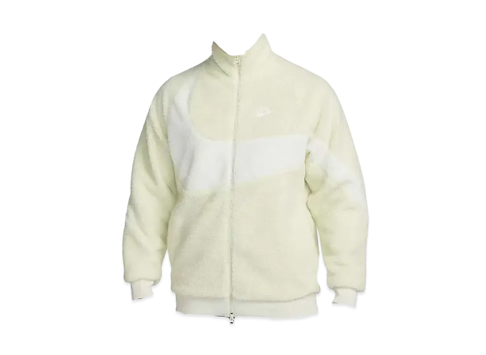 Nike Full Zip Reversible Boa Jacket Sportswear Swoosh "Sea Glass/Sail" BQ6546-020