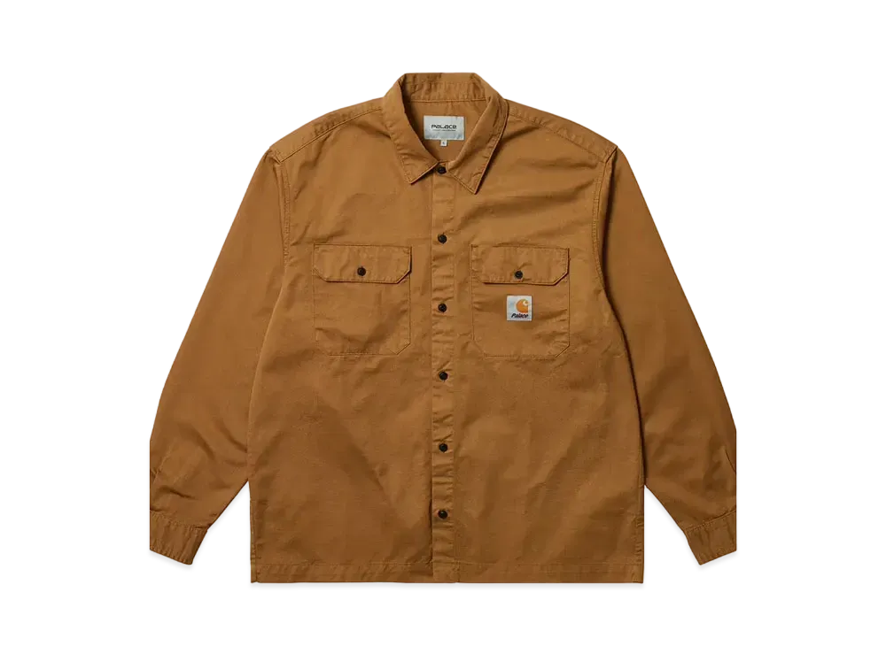 PALACE x Carhartt Wip Master Shirt "Brown"