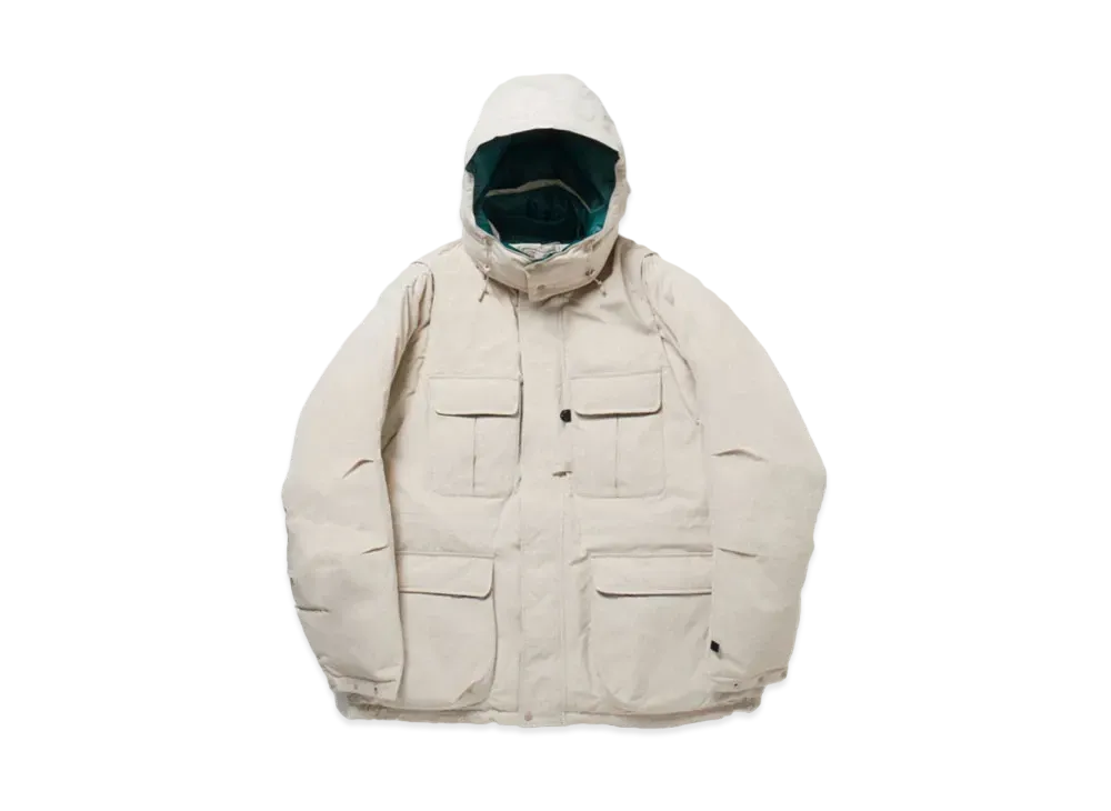 DAIWA PIER39 Tech Transform Mountain Down Jacket "Ecru"