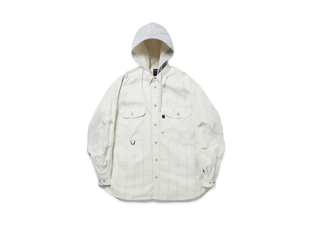 購入 新品DAIWA PIER39 TECH HOODED WORK SHIRTS 新品DAIWA PIER39