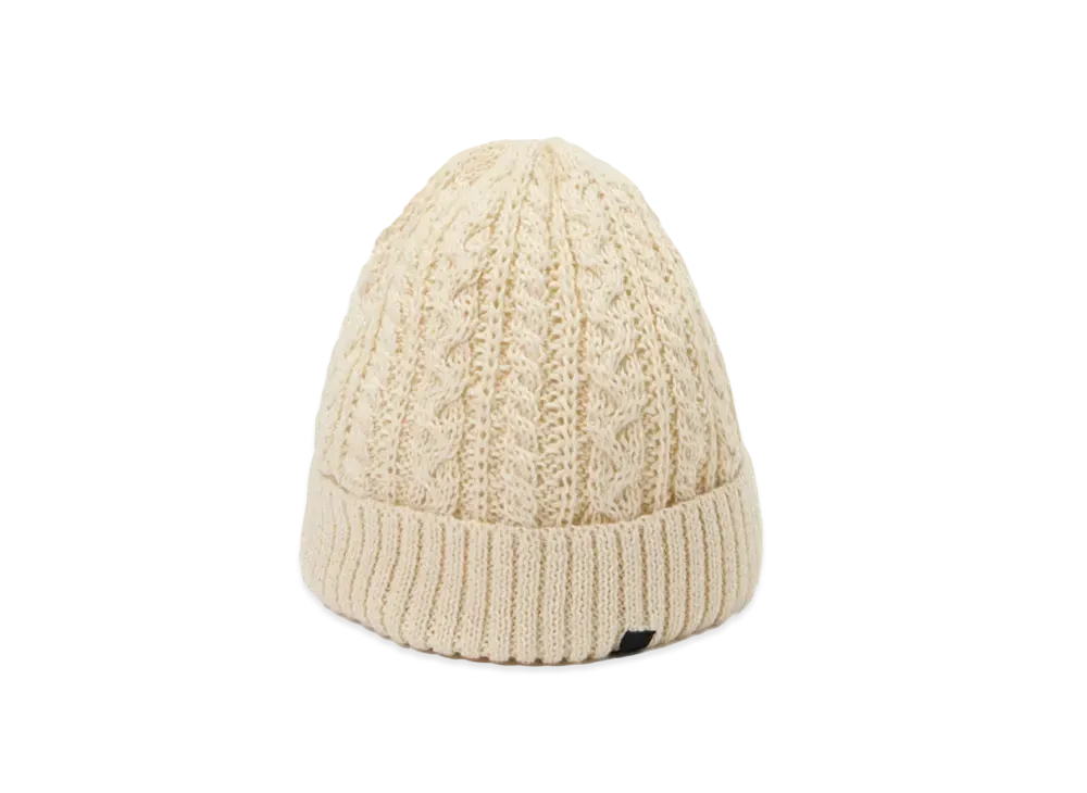 DAIWA PIER39 Tech Cable Watch Cap "Off White"