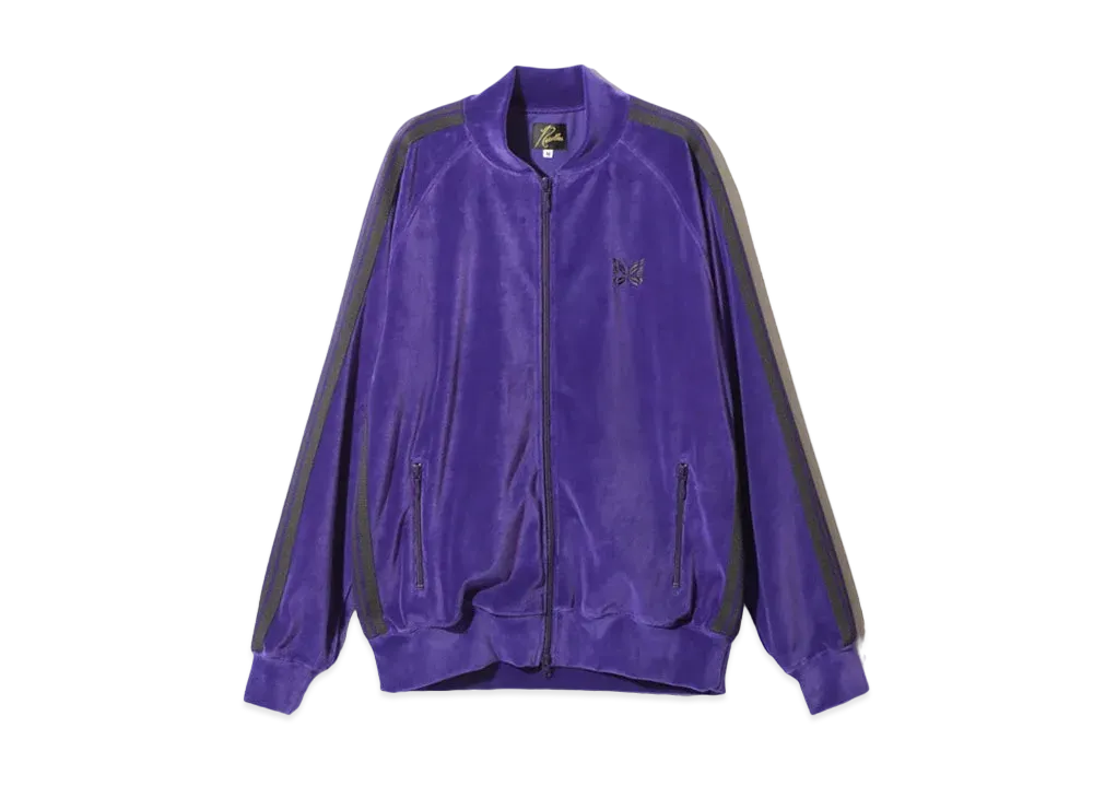 Needles R.C. Track Jacket - C/PE Velour "Purple"