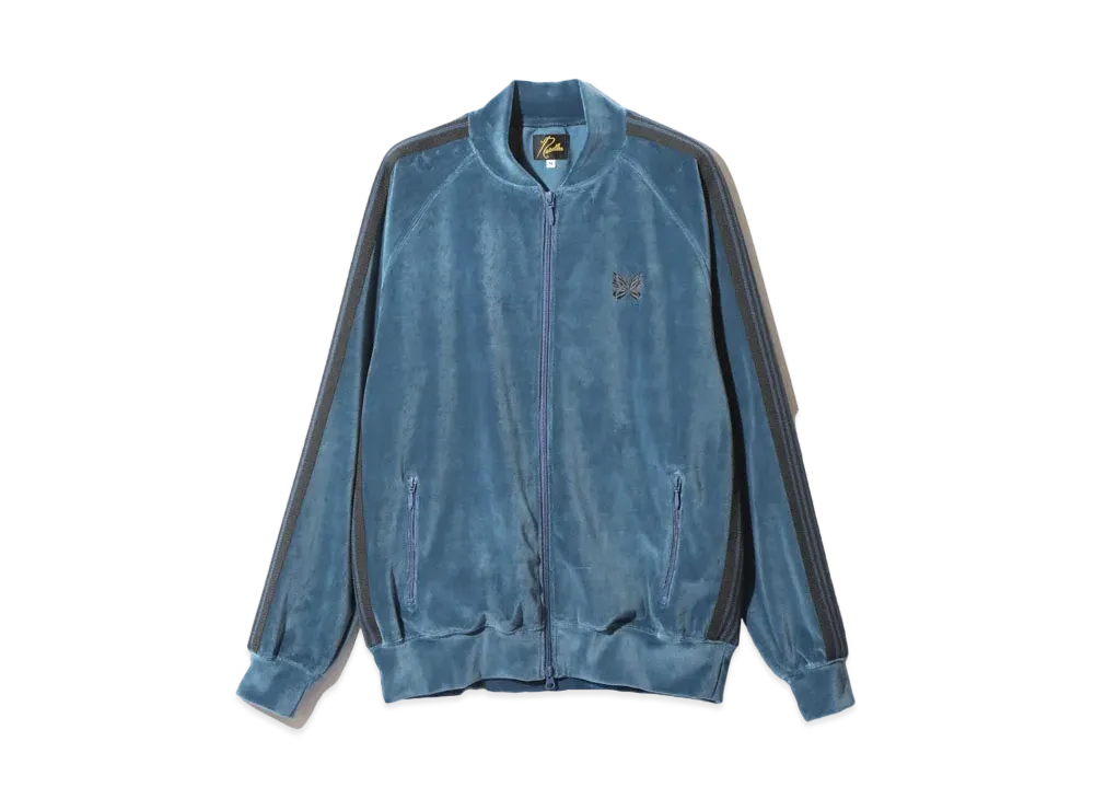 Needles R.C. Track Jacket - C/PE Velour "Blue"