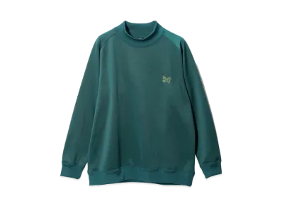 Needles L/S Mock Neck Tee - Bright Jersey "Green"