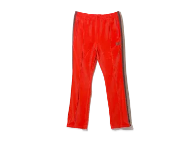 Needles Narrow Track Pant - C/PE Velour "Red"