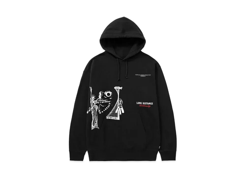 HUF x ALLTIMERS Coast 2 Coast Hoodie "Black"