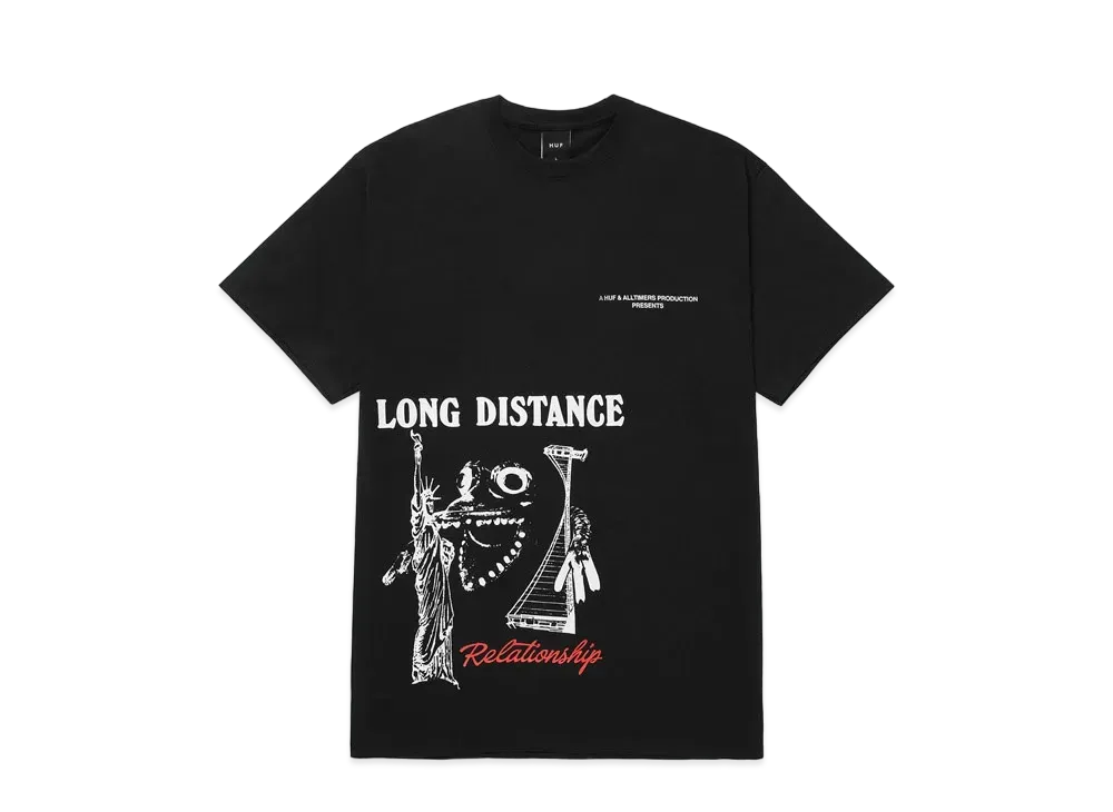 HUF x ALLTIMERS Coast 2 Coast Tee "Black"