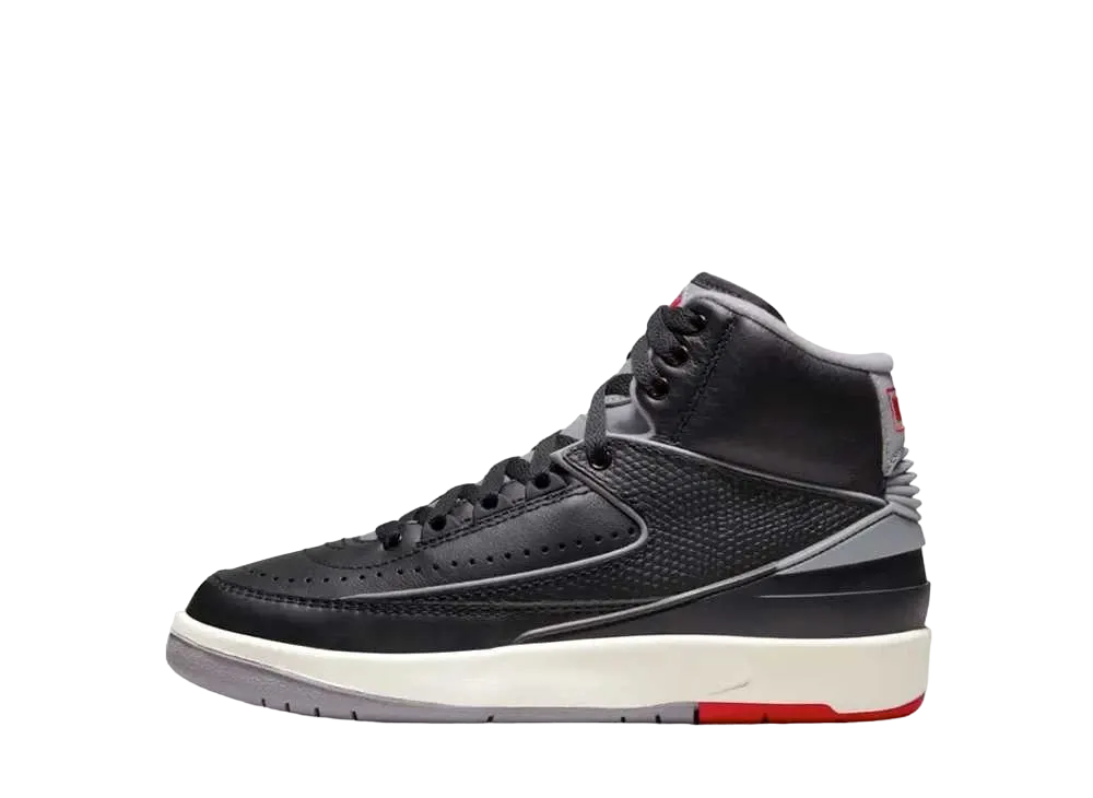Nike GS Air Jordan 2 Retro "Black Cement"