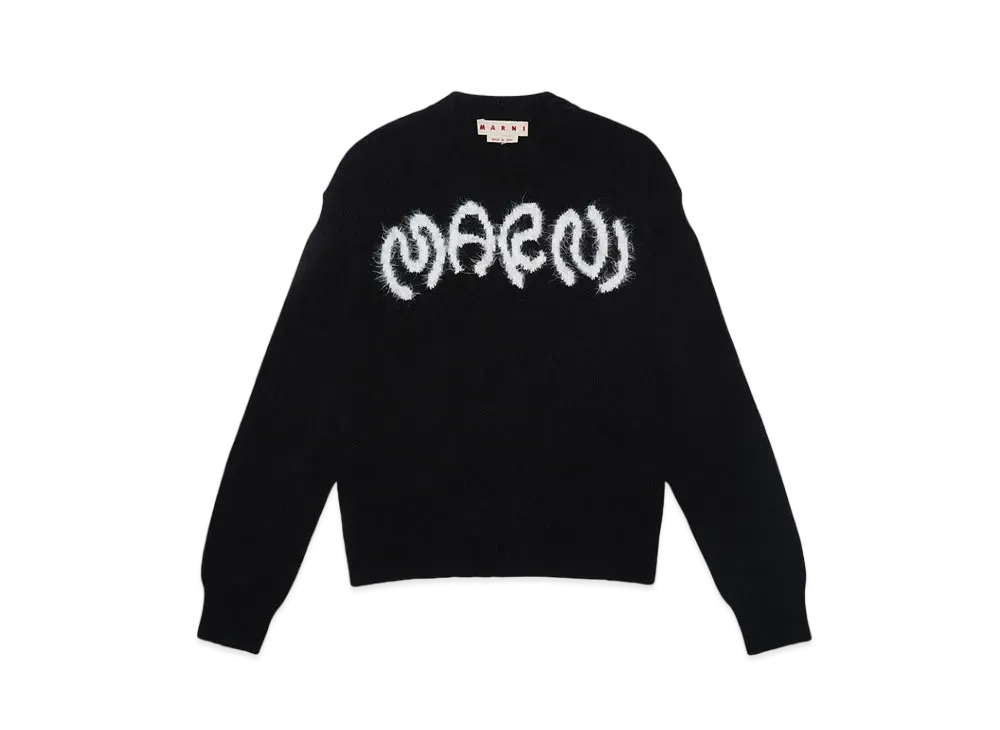 MARNI ROUNDNECK SWEATER "BLACK"
