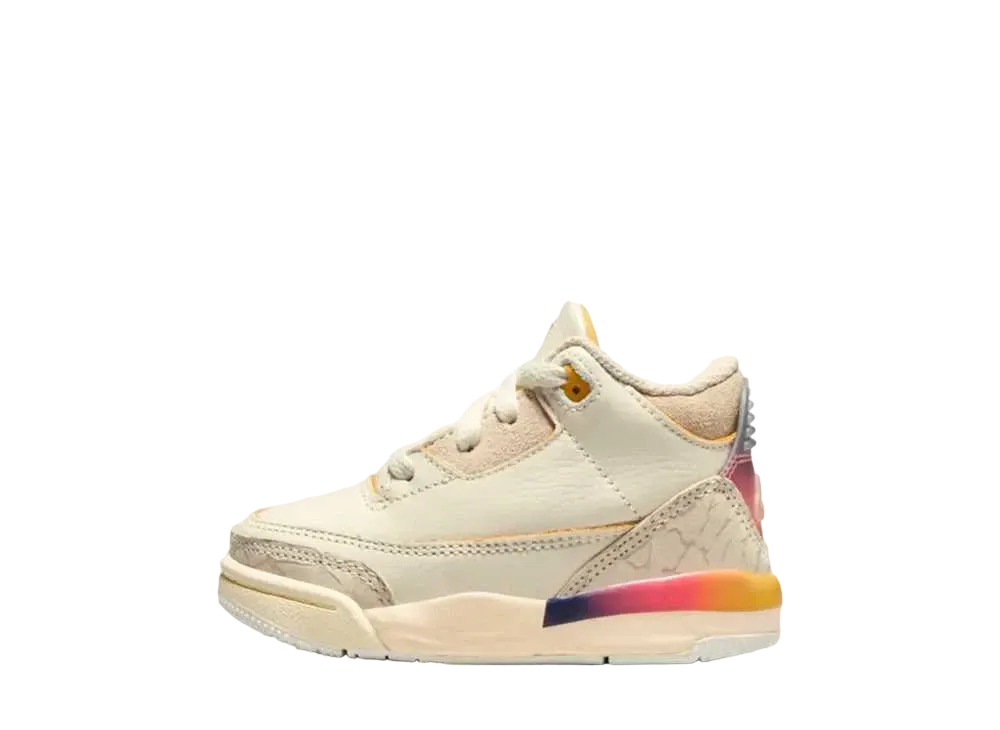 J Balvin × Nike TD Air Jordan 3 Retro SP "Sunset"