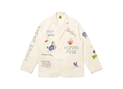 HUMAN MADE Printed Jacket "White"