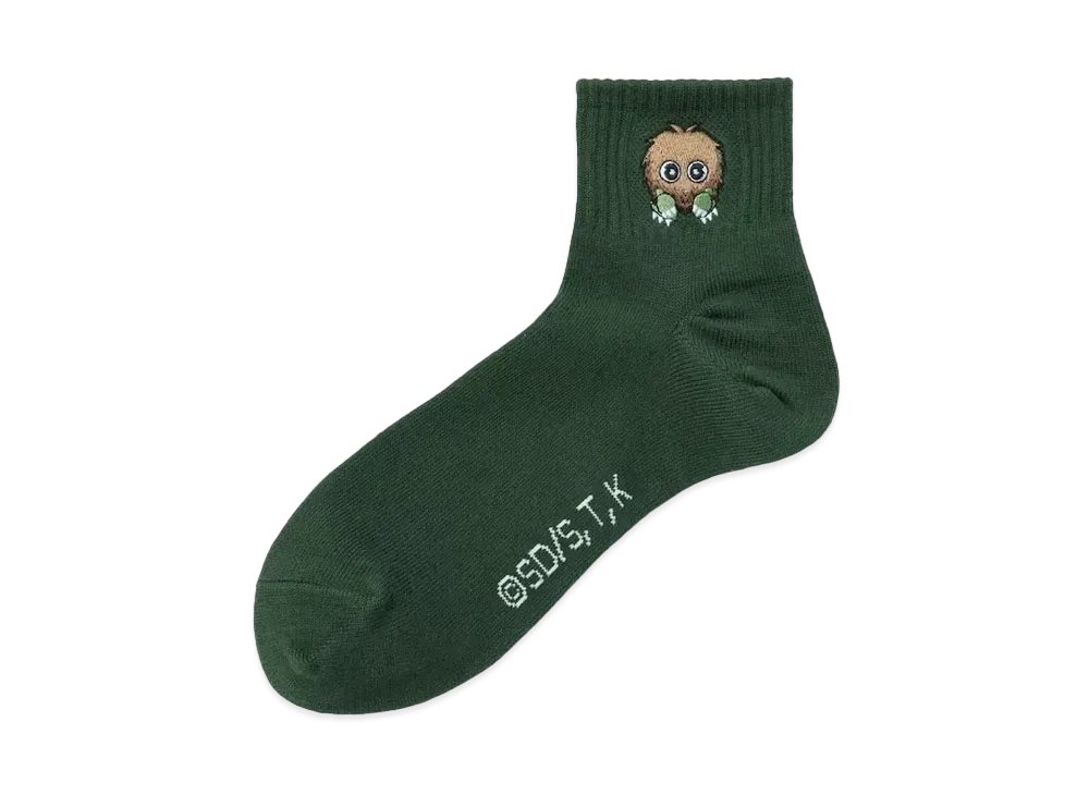 GU Ankle Socks Yu-Gi-Oh ！ "Dark Green"